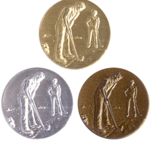 Motivjetong 25mm Bandgolf