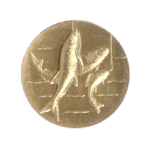 Fiskemotiv för priser 25mm