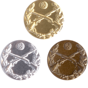 Motivjetong 25mm Skytte Korslagda gevär