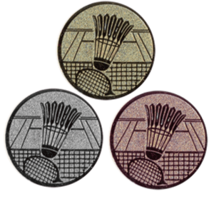 Motivjetong 25mm Badminton