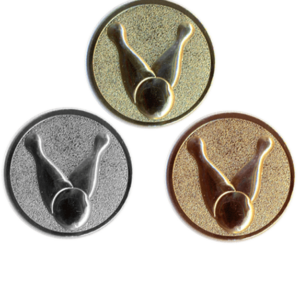 Bowlingkäglor 25mm motiv