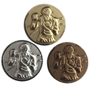 Boxning 25mm motiv til lmedalj