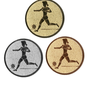 Motivjetong 25mm Fotboll kvinnligt