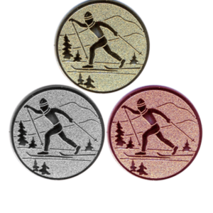 Motivjetong 25mm Skidor klassiskt