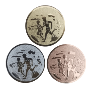 Terränglöpningsmotiv till medalj 25mm