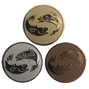 Fisk örings motivet 25mm