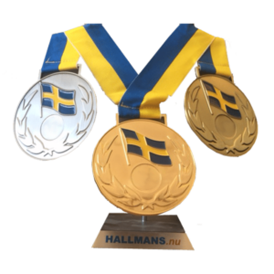 Medalj Sverige Krans - 90mm