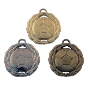 Medalj Fotboll Blomkrans
