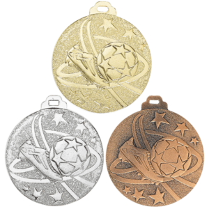 Medalj Fotboll Stjärna