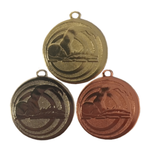 Medalj Simning Våg - 45mm