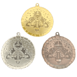 50mm medalj för Amerikansk Fotboll