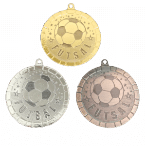 50mm medalj för futsal