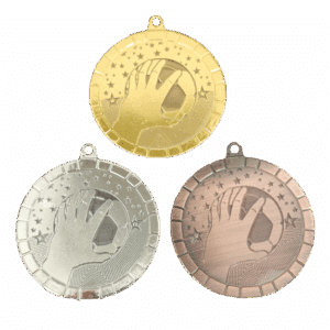50mm medalj för handboll