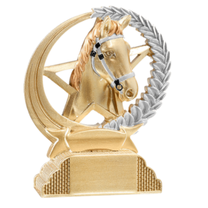 Hästhuvut retsinstatyett