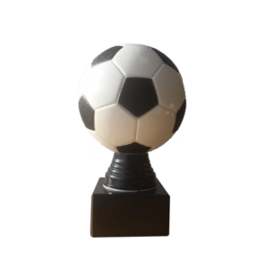 Statyett fotboll svatr/vit