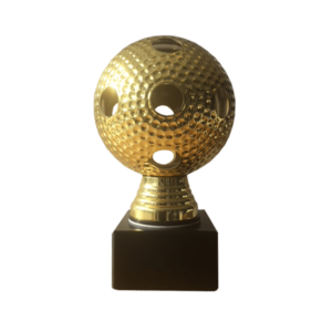 Innebandyboll på sockel