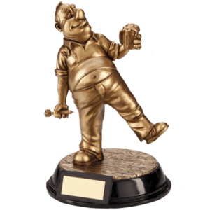 Statyett Glad i hatten