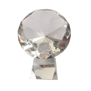 Diamantglas på sockel