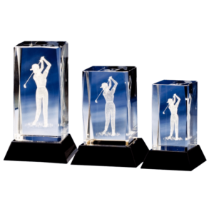 Kvinnlig 3D glas Golf