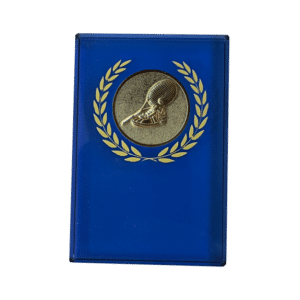 Tennisplakett i glas