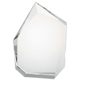 Exklusiv glasstatyett