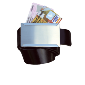 Bälte med plats för kreditkort.