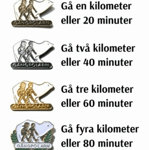 Gångpolaren, högre