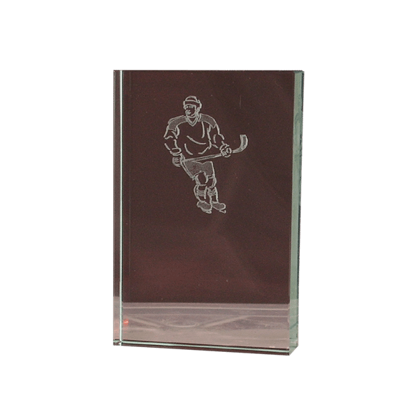 Ishockey glasplakett