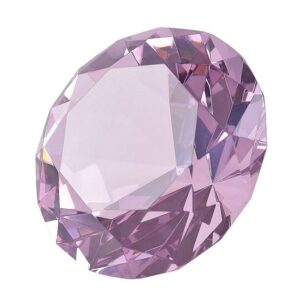 Diamantglas Rosa 120mmØ