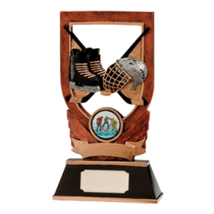 Statyett Ishockey sköld